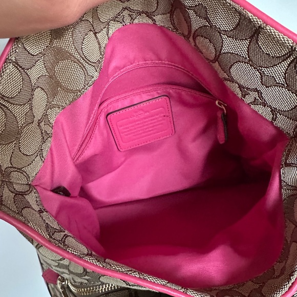 Coach Shoulder Bag Tote Signature Monogram - Picture 8 of 15